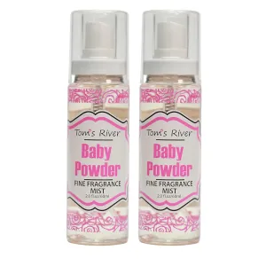 Baby Fresh Powder Fine Fragrance Mist - 2 fl oz/60ml - Pack of 2, Body Spray for Women, Gentle and Long Lasting Perfume for Men & Women, For Daily Use