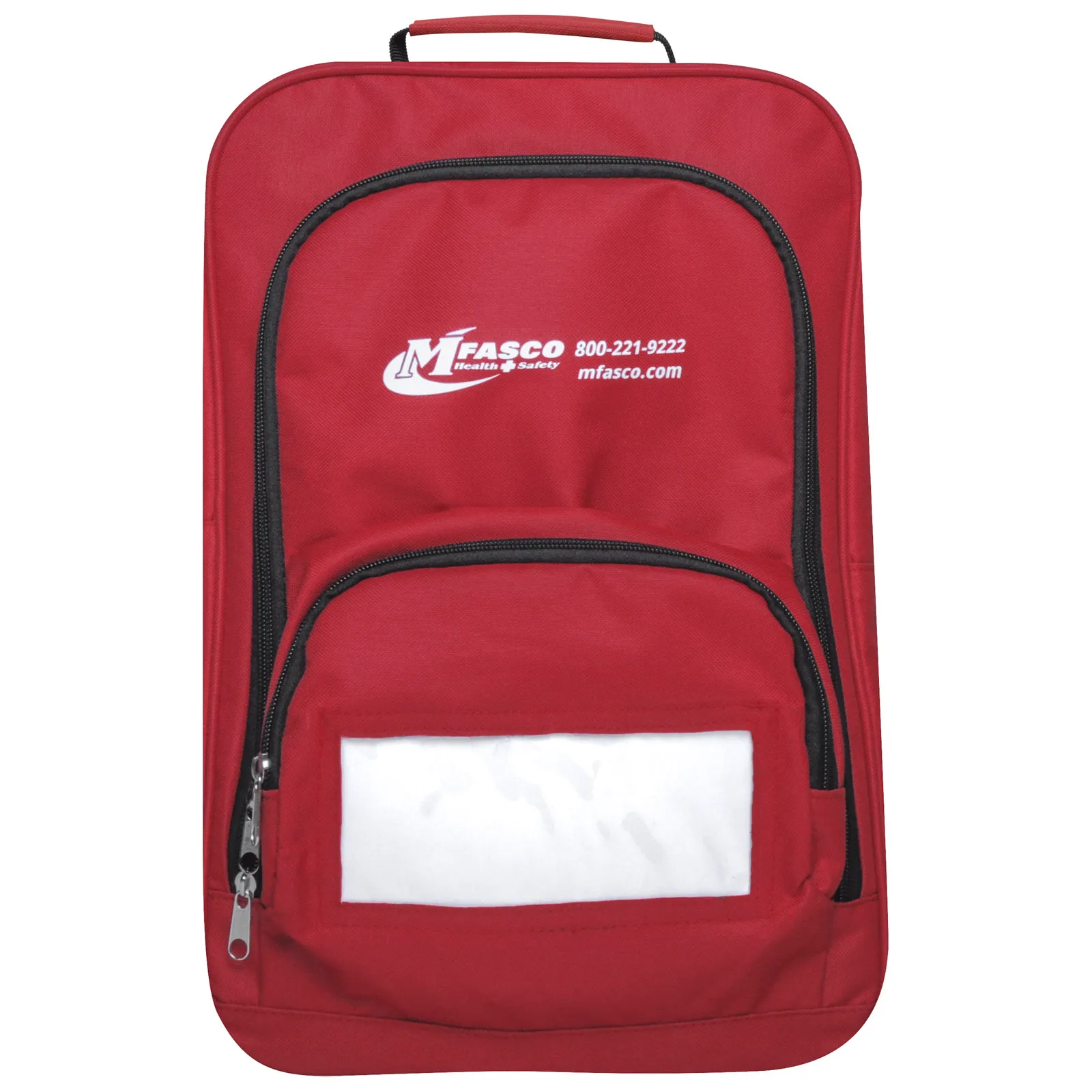 Backpack Zippered Closure With Label Insert