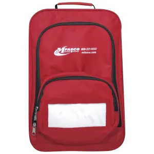 Backpack Zippered Closure With Label Insert