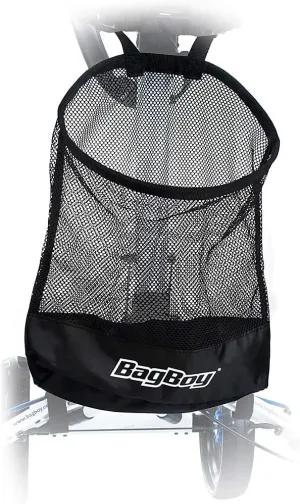 Bag Boy unisex adult Black Cart Storage Basket, Black, One Size US