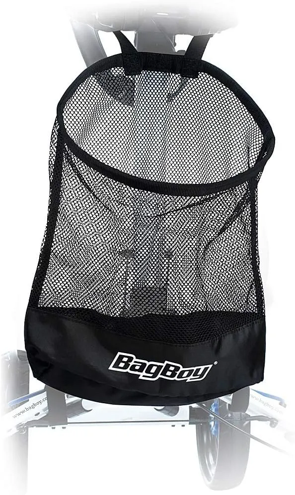 Bag Boy unisex adult Black Cart Storage Basket, Black, One Size US