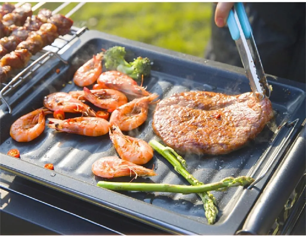 Barbecue Stove Stainless Steel Commercial Smokeless Barbecue Stove Camping Outdoor Barbecue Rack