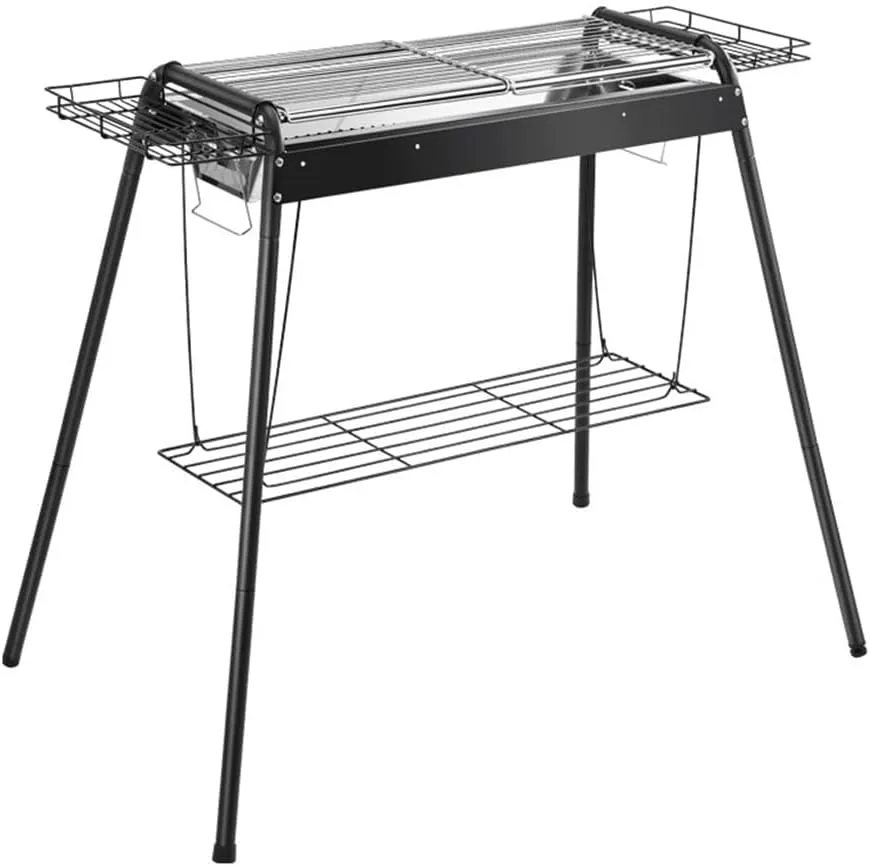 Barbecue Stove Stainless Steel Commercial Smokeless Barbecue Stove Camping Outdoor Barbecue Rack