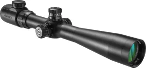 Barska Extreme Rifle Scope Fully Multi Coated Illuminated Mil-Dot Side Parallax Adjustments for Long Range Shooting