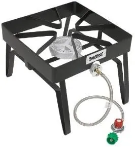 Bayou Classic Outdoor Patio Stove Single Burner 16" X 16"