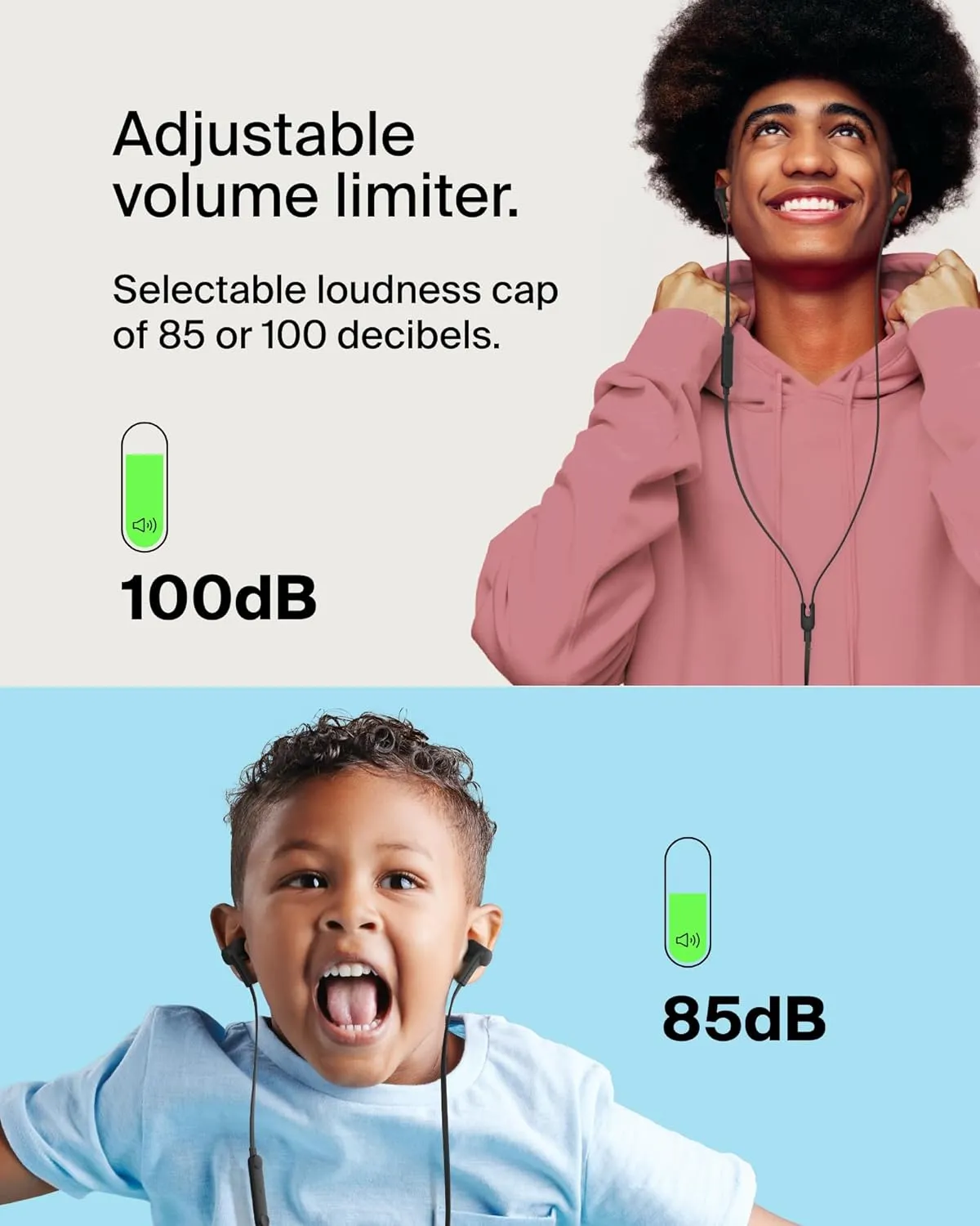Belkin SoundForm Wired Earbuds with USB-C Connector, in-Ear Earphones w/Microphone - USB-C Headphones for iPhone 16, iPhone 15, iPad mini, Galaxy S25, Google Pixel 9, Android, and More - Black