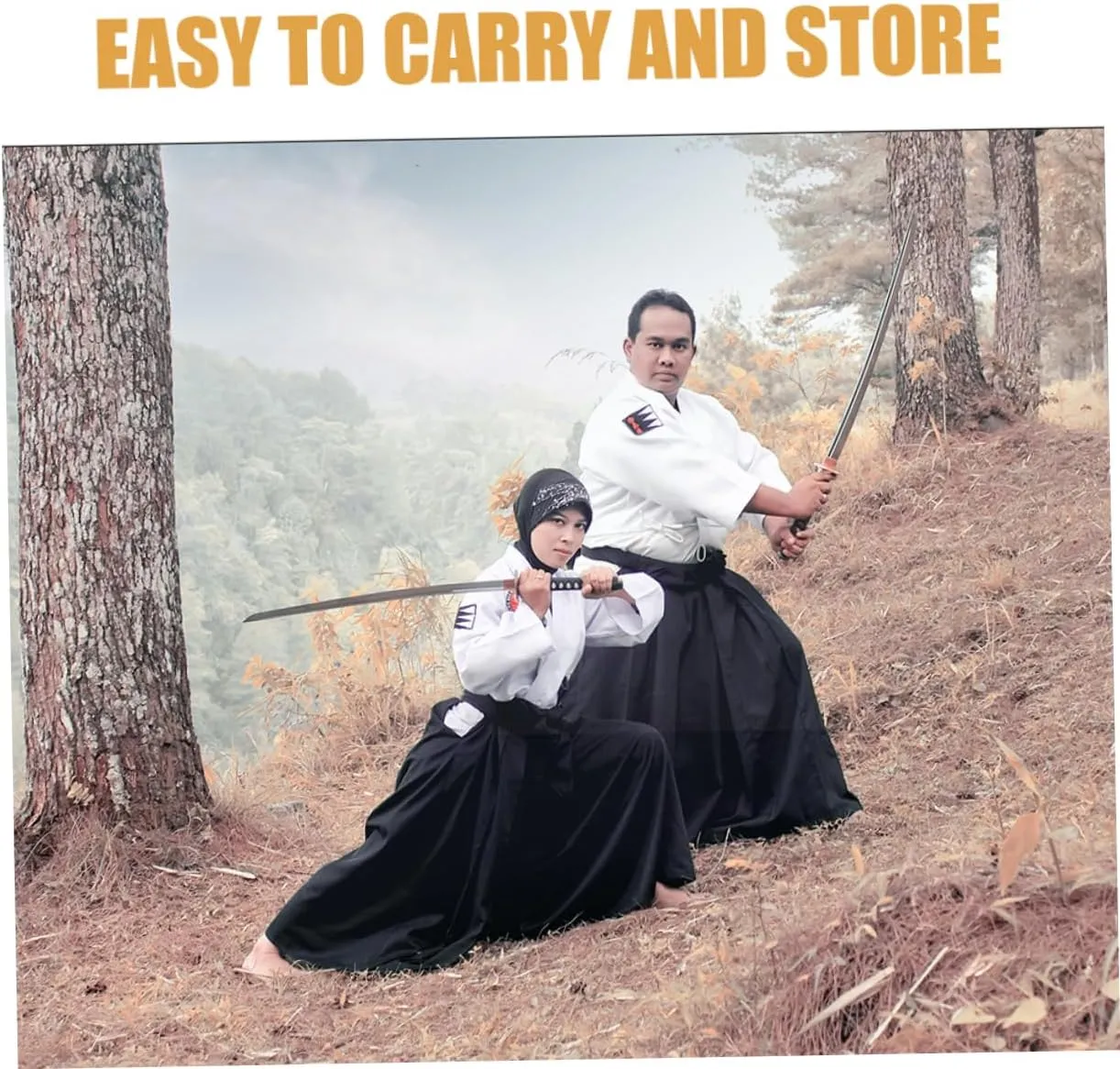 BESTonZON Japanese Sword Pouch Thickened Storage Bag for Chinese Japanese Swords Comfortable Carrying Case with