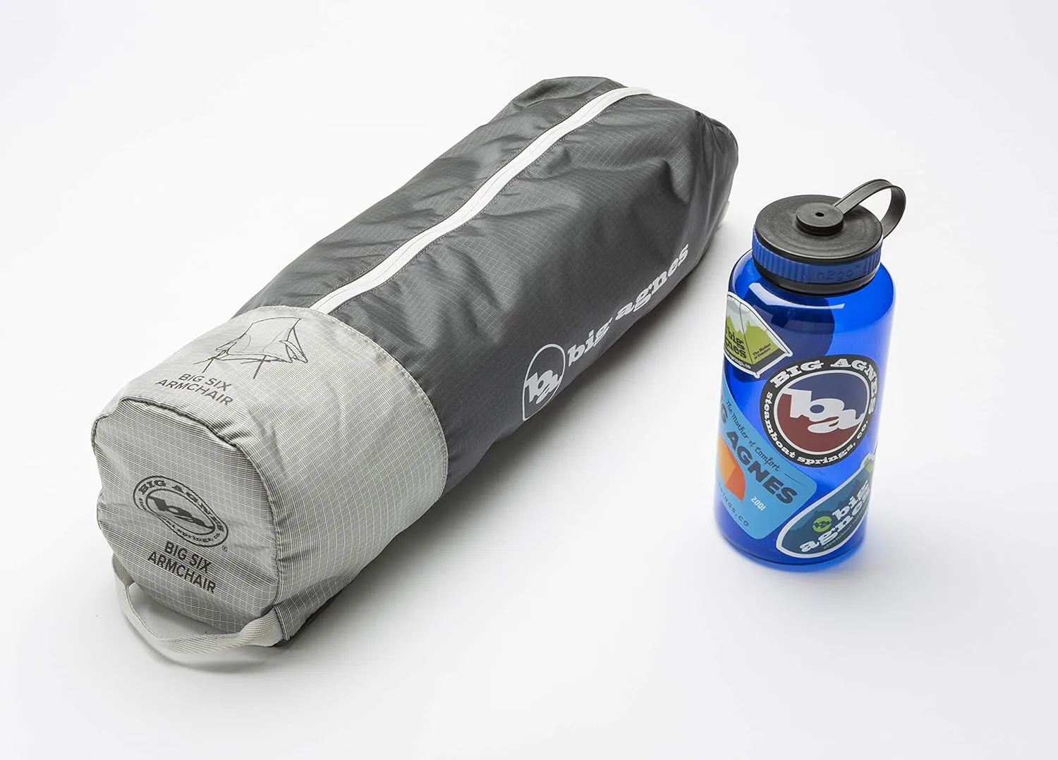Big Agnes Big Six Armchair - Deluxe Comfort with Built-in Cup Holders | Tall Back, Wide Seat | Packable & Quick Setup | Lightweight Backpacking & Camping Chair