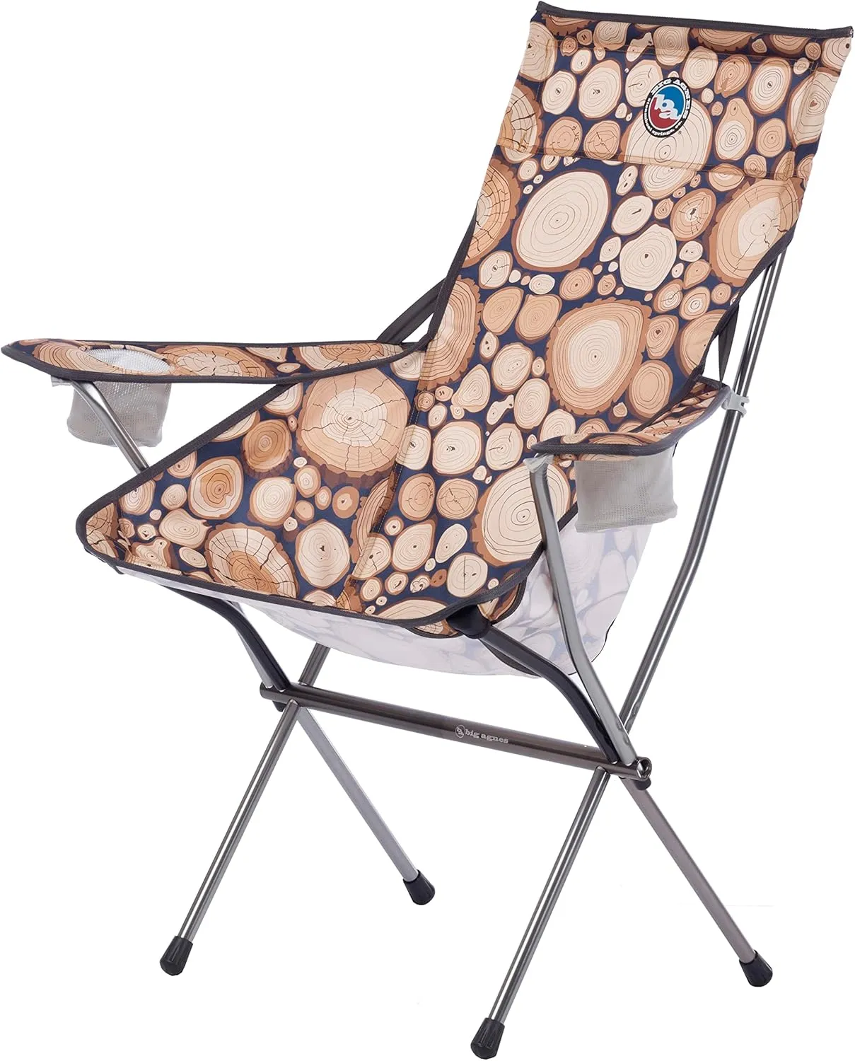 Big Agnes Big Six Armchair - Deluxe Comfort with Built-in Cup Holders | Tall Back, Wide Seat | Packable & Quick Setup | Lightweight Backpacking & Camping Chair