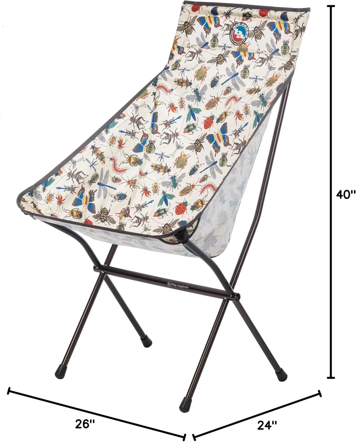 Big Agnes Big Six Camp Chair - Deluxe Comfort for Your Outdoor Adventures | Lightweight, Packable & Portable Camping Chair | Tall Back, Wide Seat | Easy Setup