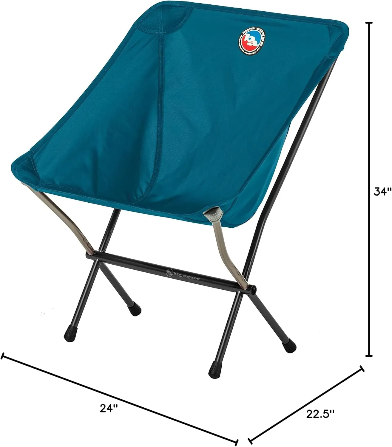 Big Agnes Mica Basin Camp Chair, XL, Blue