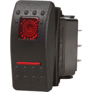 Black [7936] DPDT Contura Blue - Sea Built-in features II Flash offer ON-OFF-ON 7936 Switch