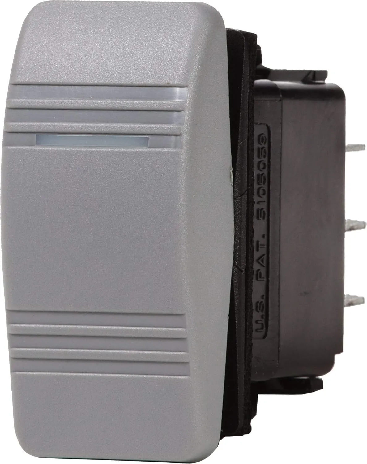 Blue Sea Systems Water Resistant Black & Gray Contoura III Switches