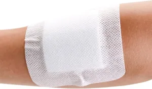 Bordered Gauze Dressing 30 Count, 4.4" x 6" Sterile Individually Wrapped Gauze Pads with Water-Resistant, Soft and Breathable Medical Wound Dressing for First Aid and Home