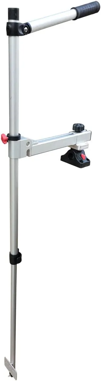 Brocraft Telescopic Transducer Pole with Deck Mount/Telescopic Transducer Pole Transducer Mount/Universal Live Sonar Transducer Mount/Livescope Mount