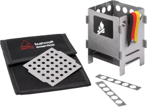 Bushcraft Essentials Outdoor Pocket Stove Bushbox Set