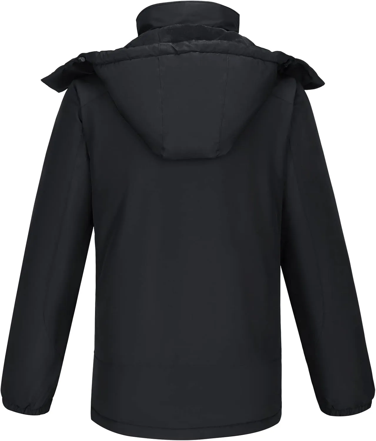 CAMEL Men's Winter Ski Jackets Waterproof Snow Coat with Hood Mountain Windproof Rain Jacket