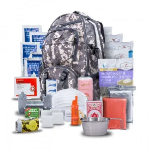 Camo Survival Kit Backpack For One Person