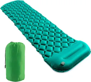 Camping Mat, Portable Inflatable Mattress, Sleeping Pad Lightweight Moisture-Proof Air Mattress