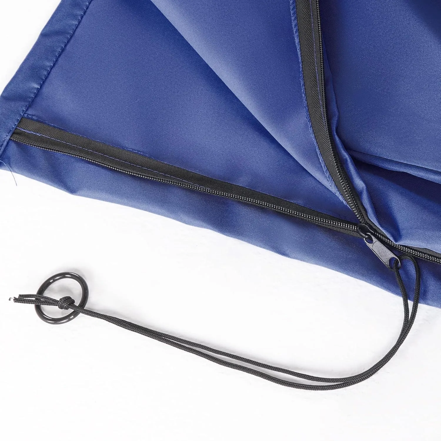 Cantilever Patio Umbrella Cover Outdoor Offset Table Umbrellas Cover with Zipper and Rod UV Resistant Waterproof for Garden Deck Backyard Pool, Navy