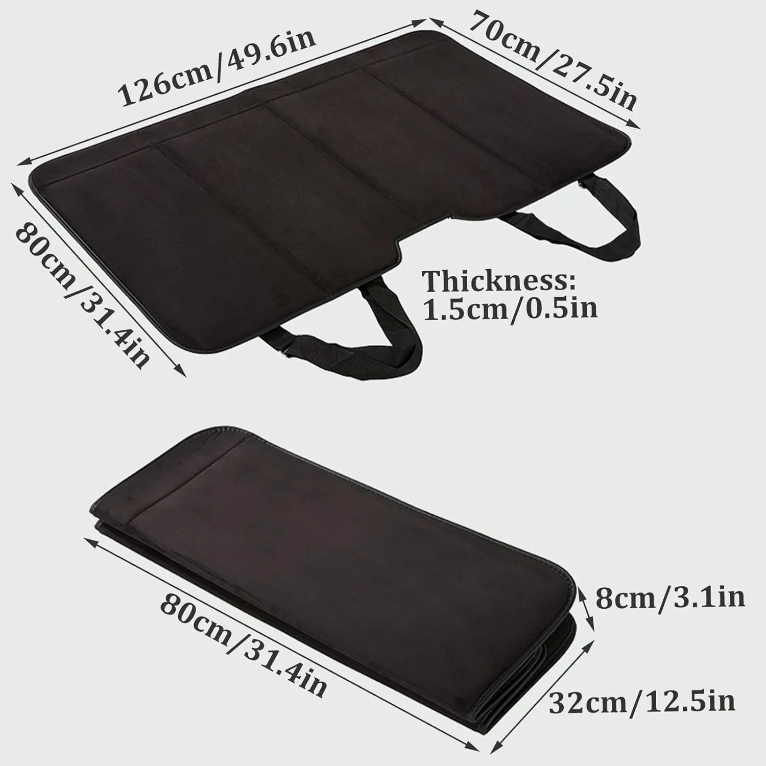 Car Camping Mattress Back Seat, Portable Non-Inflatable Sleeping Mats For Most Cars - Ultimate Comfort On The Go