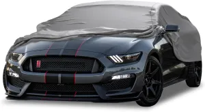 Car Covers Weatherproof Car Cover & Warranty Compatible with Ford 2005-2023 Mustang - Outdoor Cover Theft Cable Lock Car Accessories Better Than Waterproof