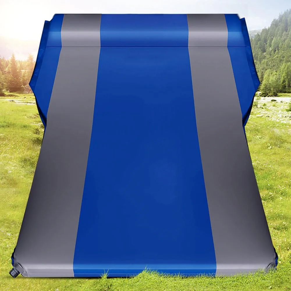 Car Inflatable Mattres for BMW X3 G01 2017 2018 2019 2020 2021 2022 2023 Thickened Inflatable Back Seat Bed Outdoor Camping Sleeping Pad Portable Travel Mattress,Blue