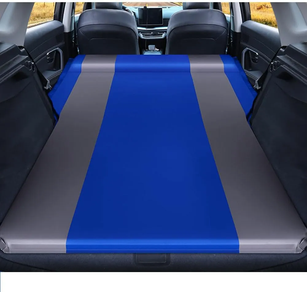 Car Inflatable Mattres for BMW X3 G01 2017 2018 2019 2020 2021 2022 2023 Thickened Inflatable Back Seat Bed Outdoor Camping Sleeping Pad Portable Travel Mattress,Blue