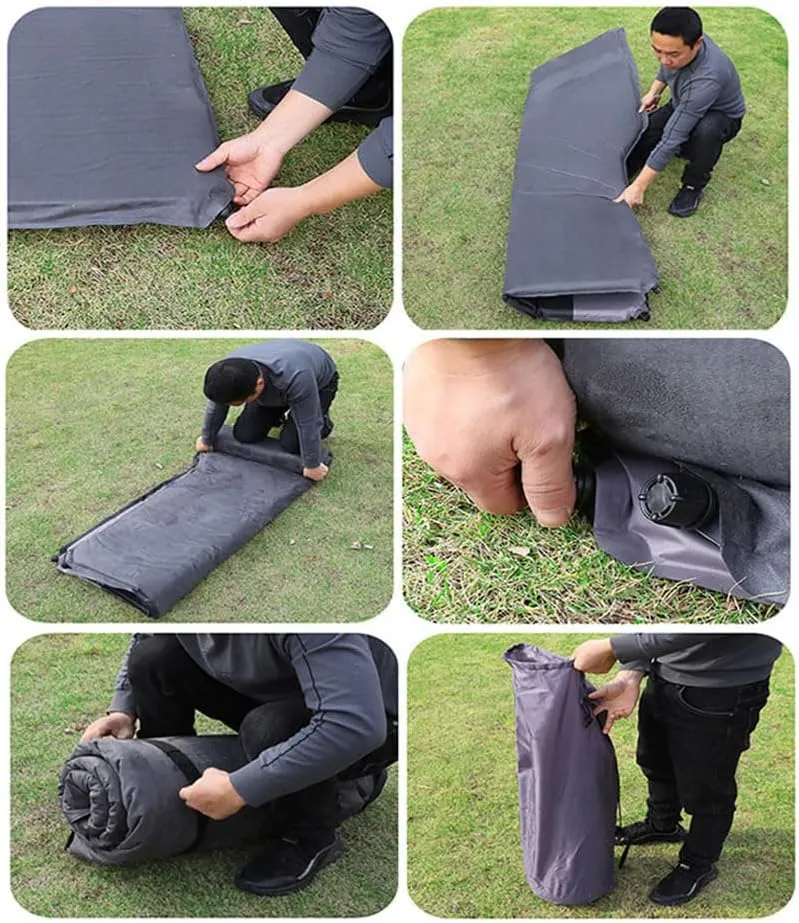 Car Inflatable Mattres for BMW X3 G01 2017 2018 2019 2020 2021 2022 2023 Thickened Inflatable Back Seat Bed Outdoor Camping Sleeping Pad Portable Travel Mattress,Blue