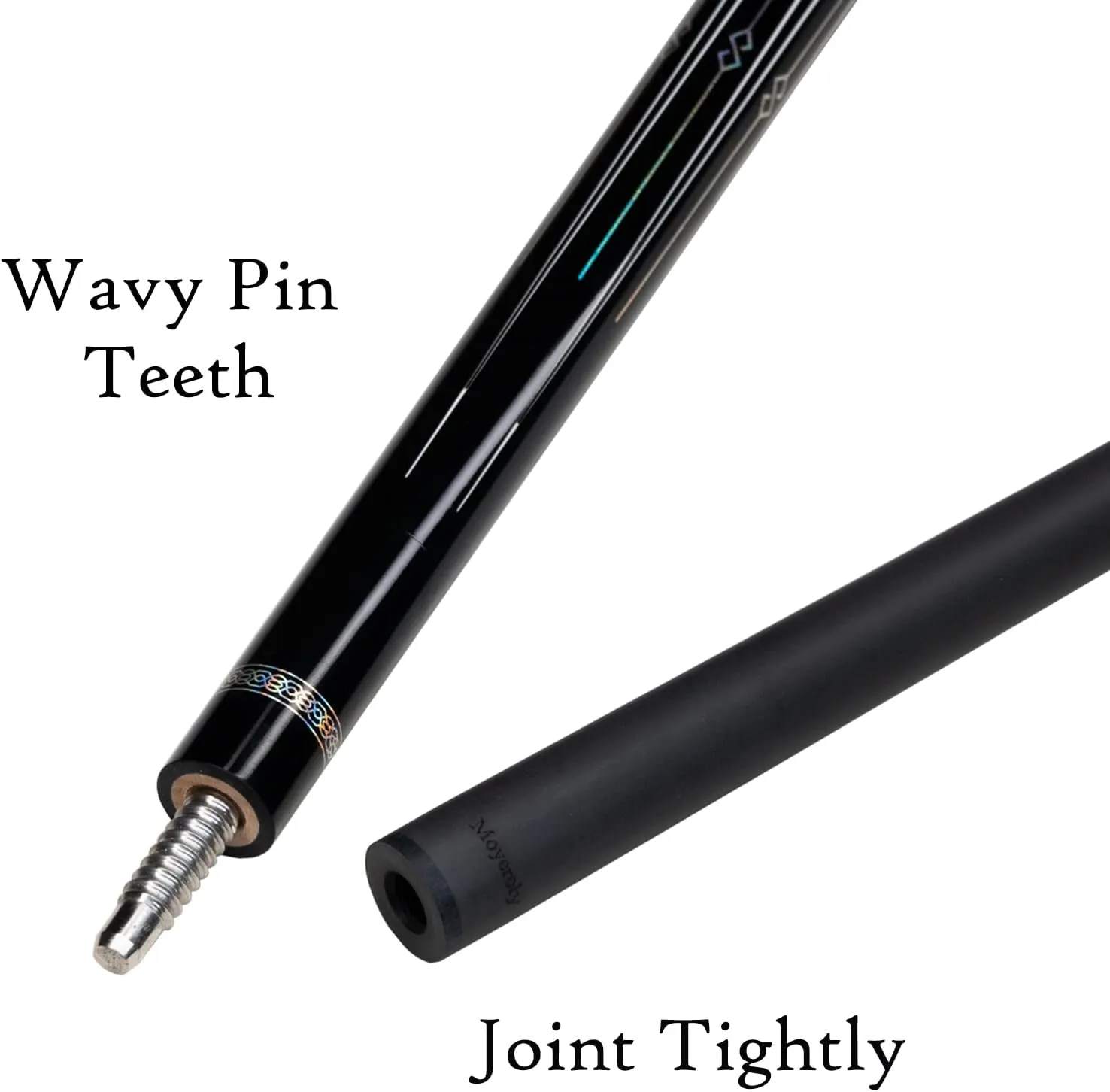 Carbon Fiber Pool Cue,11.8mm/12.5mm Low Deflection Cue Stick,Professional Pool Stick with Case