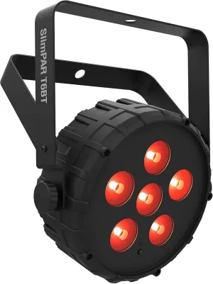 CHAUVET DJ (CHDDJ) Low Profile Wash Light with Built in Bluetooth Wireless Technology (SlimPAR T6 BT)