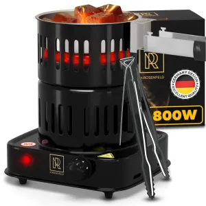 Coconut Charcoal Lighters High-tech Burner Electric Charcoal 800W with Tongs Multipurpose Charcoal Starter Electric Service-focused