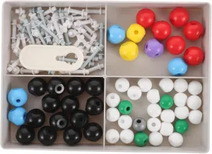 Complete Organic Chemistry Molecular Models Kit 125 Pieces Set Instruction Manual for Easy Assembly