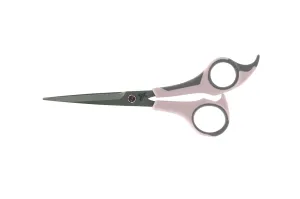 Cricket Style Xpress Pretty Daze Hair Cutting Scissors - Sharp Micro-Serrated Beveled Blades, Stainless Steel Shears Hair Scissors - Wet & Dry Use, Barber Accessories - 5.75", Soft Pink and Gray