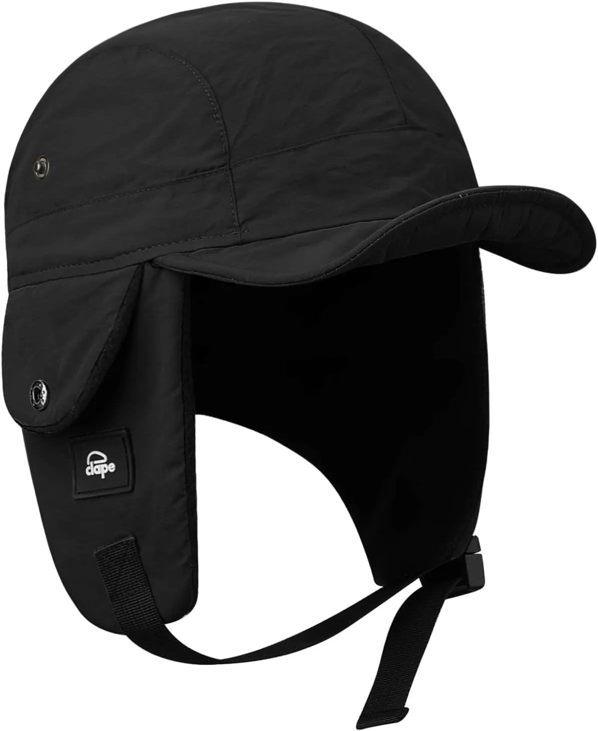 Croogo Men Hunting Ushanka Russian Hats Waterproof Snowboard Ear Flaps Trapper Trooper Hat Eskimo Ski Cap