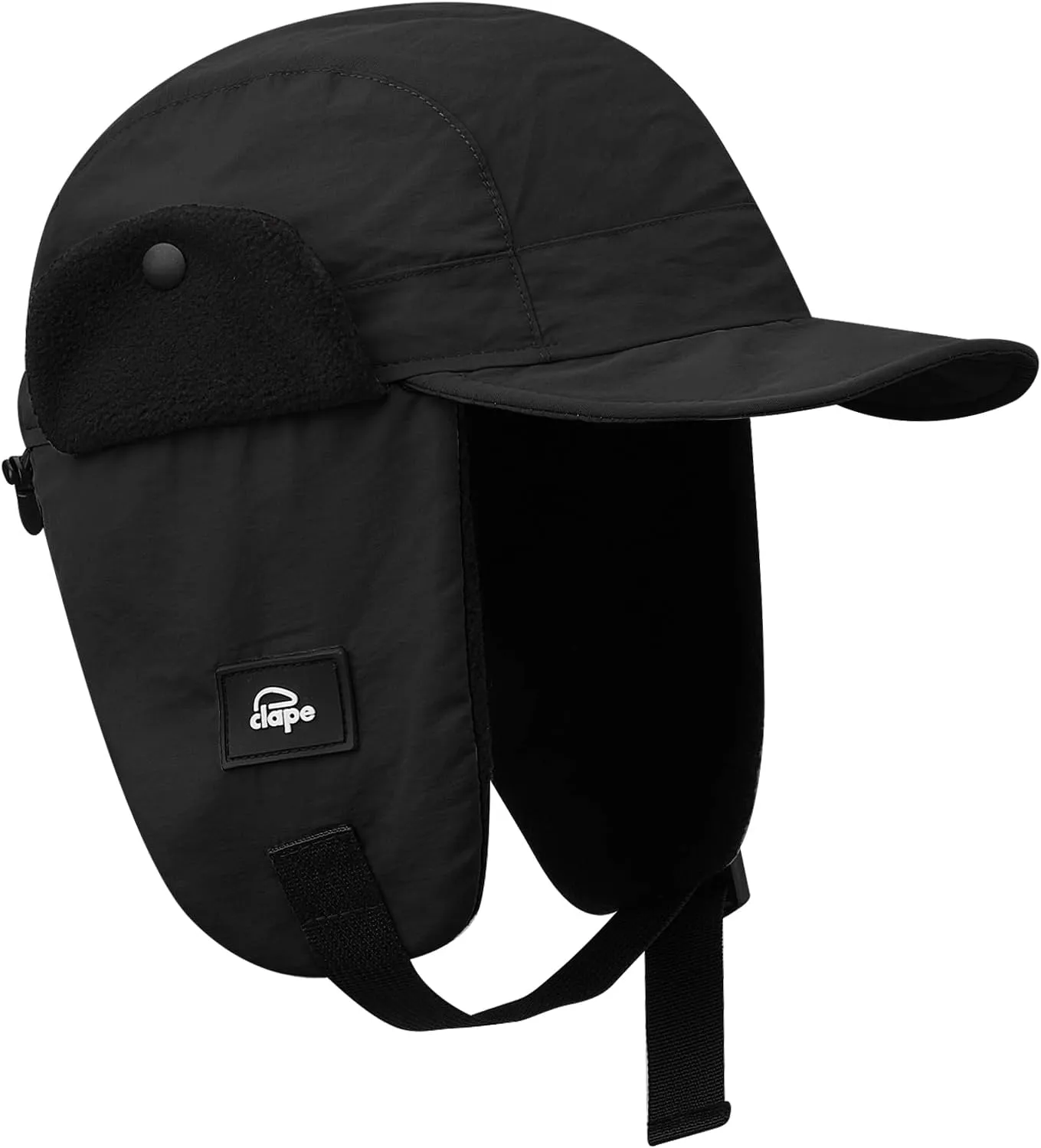 Croogo Men Hunting Ushanka Russian Hats Waterproof Snowboard Ear Flaps Trapper Trooper Hat Eskimo Ski Cap