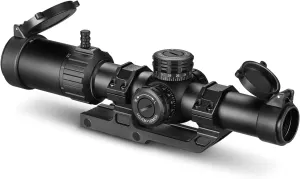 CVLIFE EagleTalon LPVO Rifle Scope with 30mm Cantilever Mount, Illuminated BDC Reticle for .223/5.56 and .308/7.62