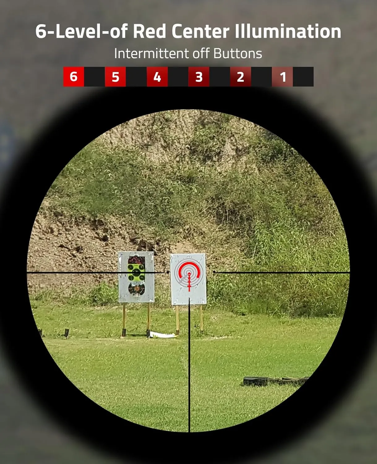 CVLIFE EagleTalon LPVO Rifle Scope with 30mm Cantilever Mount, Illuminated BDC Reticle for .223/5.56 and .308/7.62