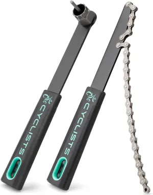 cyclists Cassette Removal Tool Sets - Chain Whip & Lock Ring Tool for Shimano HG Cassette/Freewheel Install Removal MTB Road Bike 7 8 9 10 11 Speed