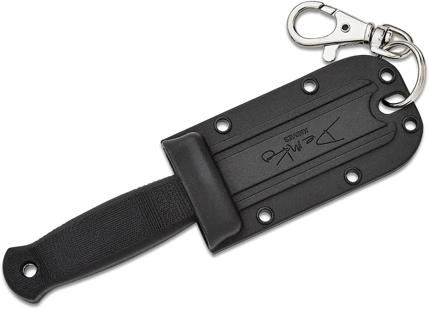 Demko Knives Armiger Fixed Blade with Sheath- Armiger 2 & Armiger 4 - Clip Point Spear Point Tanto Shark Foot Serrated Full Tang