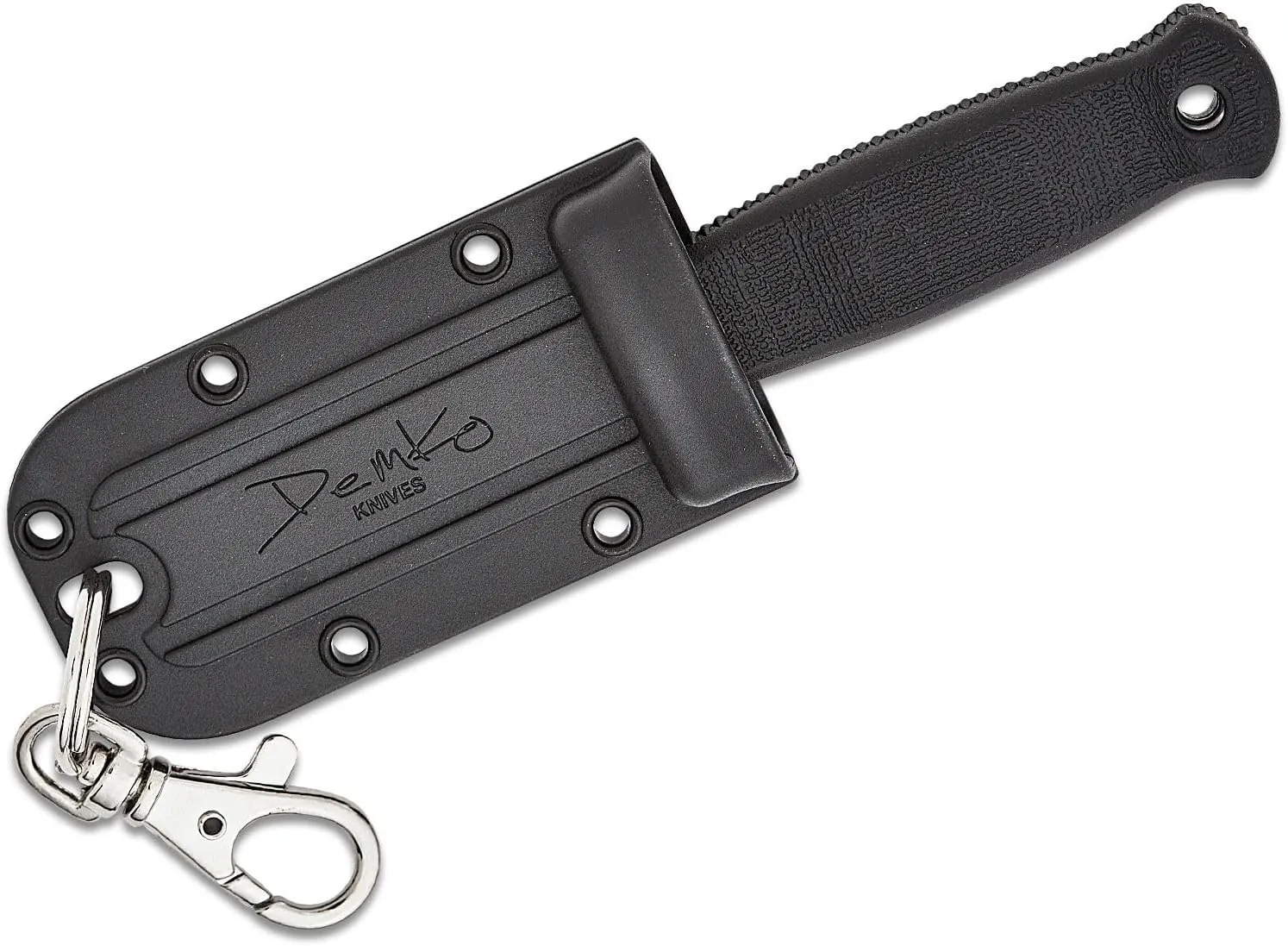 Demko Knives Armiger Fixed Blade with Sheath- Armiger 2 & Armiger 4 - Clip Point Spear Point Tanto Shark Foot Serrated Full Tang