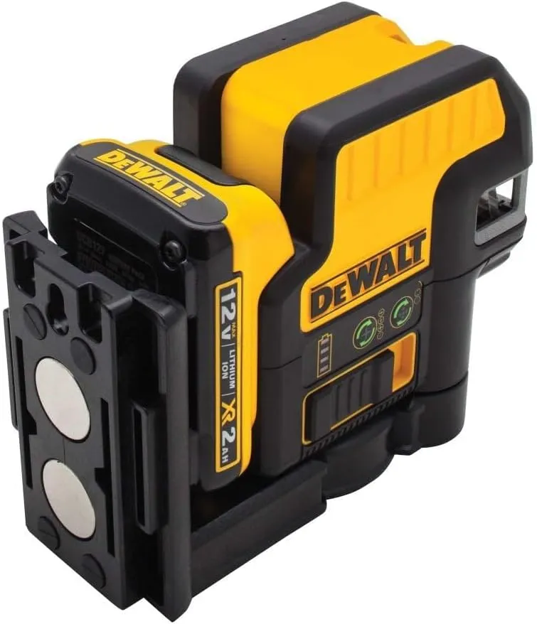 DEWALT 12V MAX Laser Level, Cross Line Laser, 2 Spot, Green (DW0822LG)