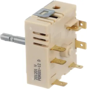 DG44-01006B range dual surface element control switch,Compatible With Samsung Range Oven Regulator Surface Unit Switch,Part Number: PER001-12D