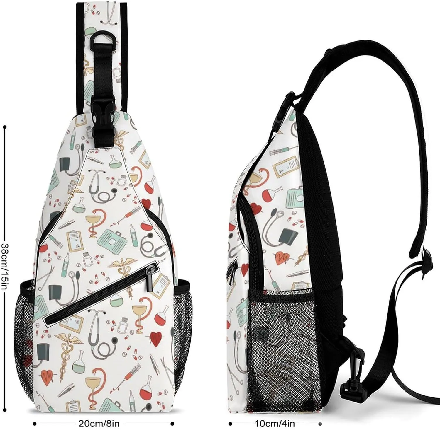 Doctor Nurse A Spacious And Large Capacity Portable Adjustable Chest Bag
