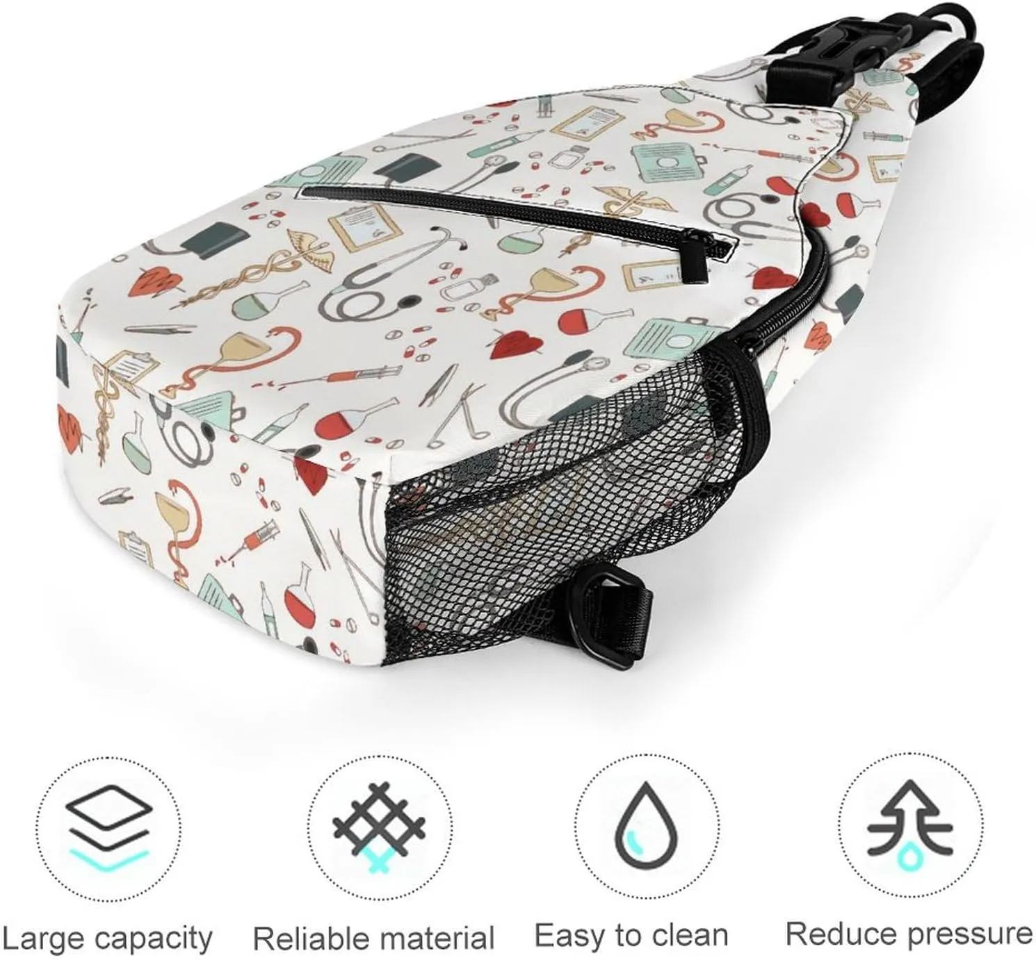 Doctor Nurse A Spacious And Large Capacity Portable Adjustable Chest Bag
