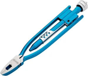 Draper 250mm Wire Twisting Pliers | Maximum Wire Capacity Twist 1.5mm diameter & Cut 2.5mm| Chrome Vanadium Steel Hand Tool | Chrome Plated Spiral Screw | 38896