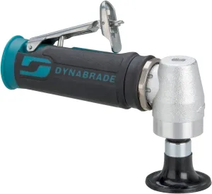 Dynabrade (47821) 2" (51 mm) Diameter Right Angle Disc Sander | 1/4" NPT Collet, 0.4 hp 15000 RPM Pneumatic Motor | Includes 2" Locking-Type Disc Pad, Also Accepts 3" Disc Pads