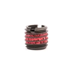E-Z Lok Externally Threaded Insert, C12L14 Carbon Steel, Meets AISI 12L14, 3/8"-24 Internal Threads, 9/16"-12 External Threads, 0.515" Length, Made in US (Pack of 10)
