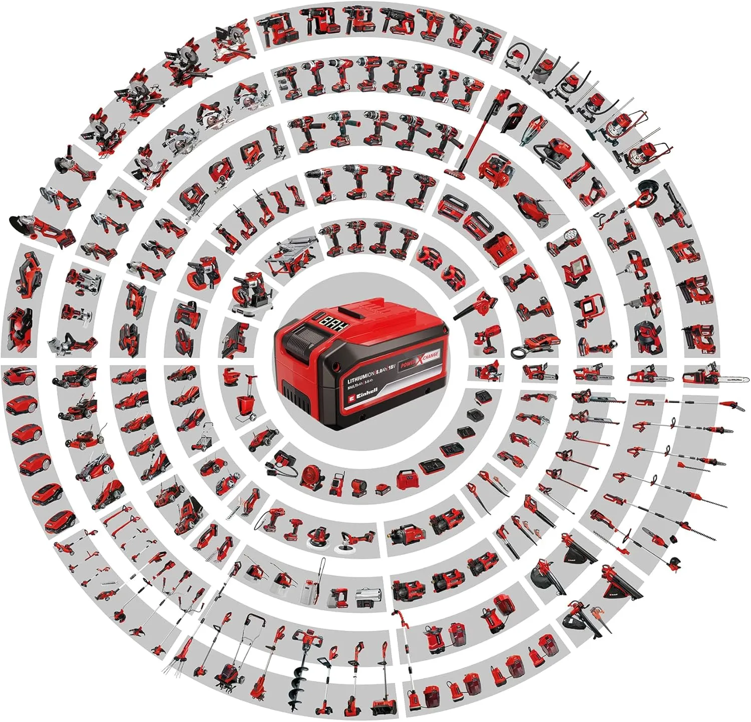 Einhell Power X-Change Cordless Grinding and Engraving Tool - 18V, Variable Speed (5,000-34,000 RPM), Engraving Tip - TE-MT 18/34 Li Rotary Multi Tool with 55pc Accessory Set (Battery Not Included)