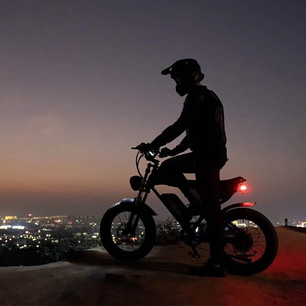 Electric Bike for Adults Q20, 2000/1500W, 37/30MPH,52V 40AH,48V/20AH E-Bike,30-180 Miles Electric Motorcycle, 20" Fat Tire Dirt Bike, UL2849 All Terrain for Mountains, Snow, Sand, Road